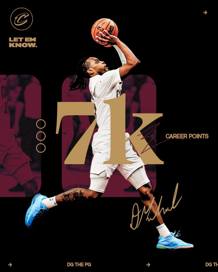 未來可期！加蘭騎士生涯得分達到7000分 隊史第11位！