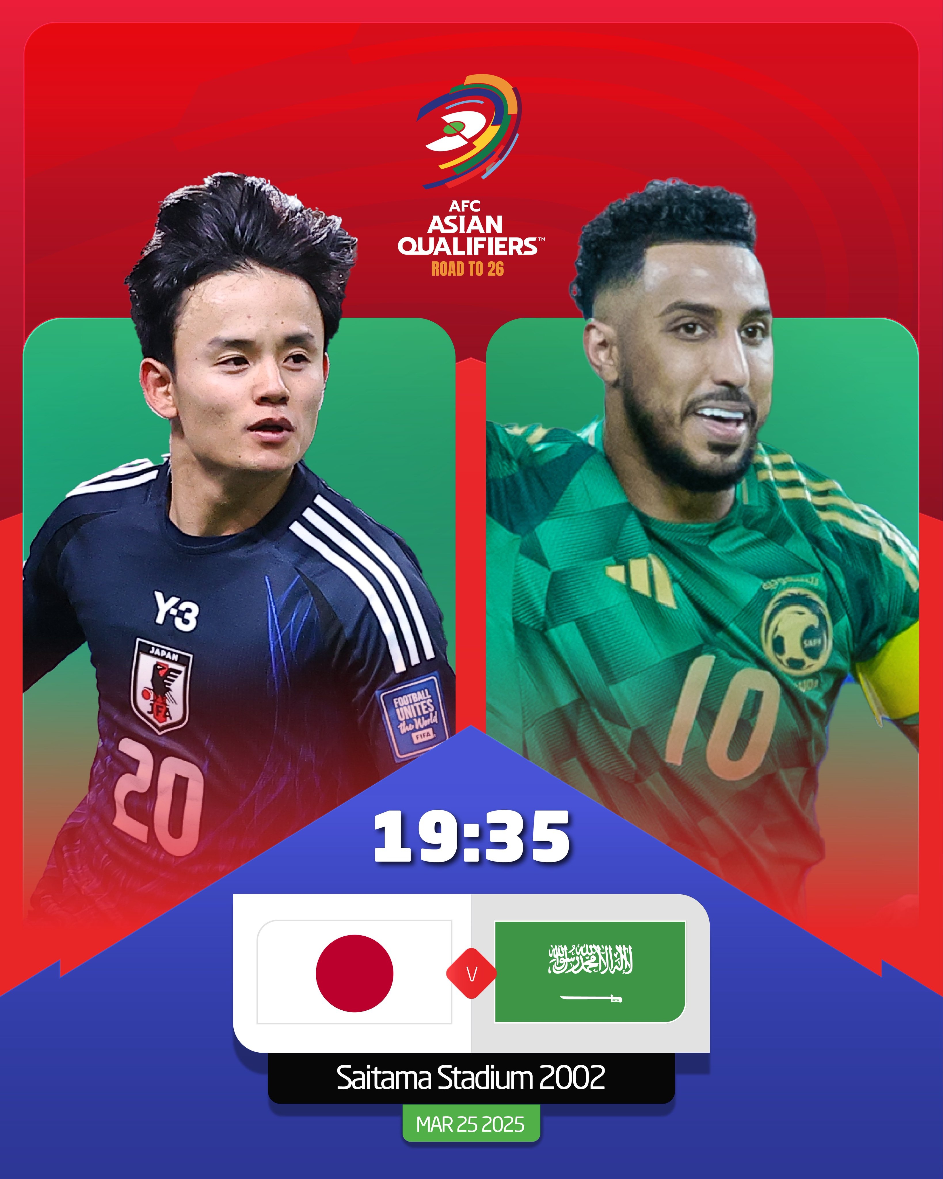 日本vs沙特首發(fā)：久保建英、前田大然、遠(yuǎn)藤航出戰(zhàn)，多薩里先發(fā)